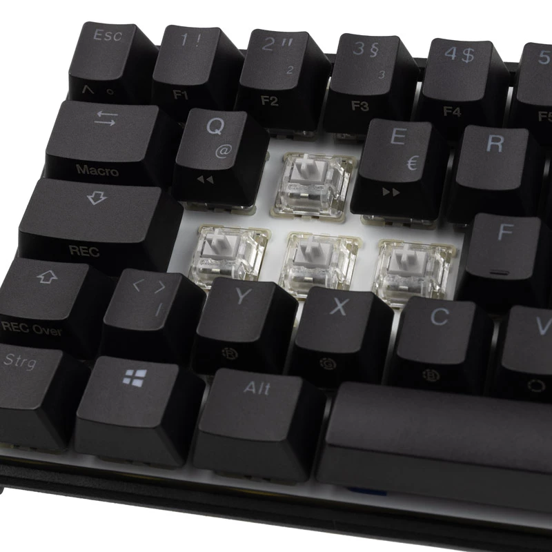 Ducky Mecha Pro SF klaviatuur mängimiseks USB saksa must