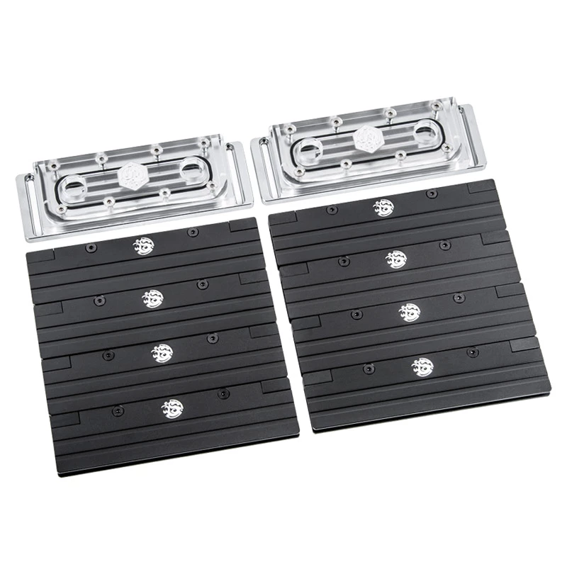 BitsPower RAM-jahutikomplekt BP-RAMS44PS-DRGB läbipaistev ARGB, 8 tk