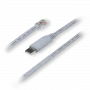 Kaabli soovahetaja TELTONIKA PR2UR18M — RJ-45 to USB 2.0 Type-A, 1,8 m, hall
