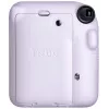 Kiirkaamera Fujifilm Instax Mini 12 lilla — pilt 86×54 mm, film 62×46 mm, 60 mm fookuskaugus