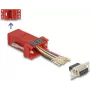 DeLOCK D-Sub 9 kontakti emane RJ45 emasele komplekt punane VGA RJ-45
