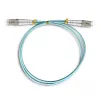 Qoltec - patchkaabel - LC/UPC Multimood (M) kuni LC/UPC Multimood (M) - 1 m - fiiberoptiline - Dupleks - 50/125 mikronit - OM3 - halogeenivaba