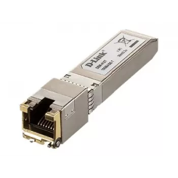 D-Link SFP+ 10GBASE-T vasktransiiver, vask, 10000 Mbit/s, SFP+, T, 30 m, 10 Gigabit Ethernet