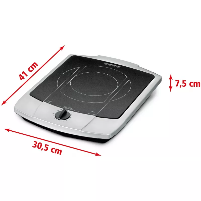 Kuumutusplaat klaaskeraamika CT 2200/E roostevaba teras/must