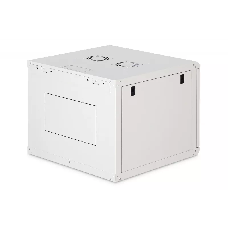 Seinale kinnitatav 19-tolline riiulikapp DIGITUS Dynamic-N DN-37106 — 9U, 600x600 mm, IP20, võtmelukk