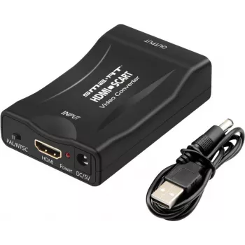 SCART - HDMI muundur ShiverPeaks SP90-08018 — digitaalne videoadapter SCART-allikatest HDMI-väljundisse