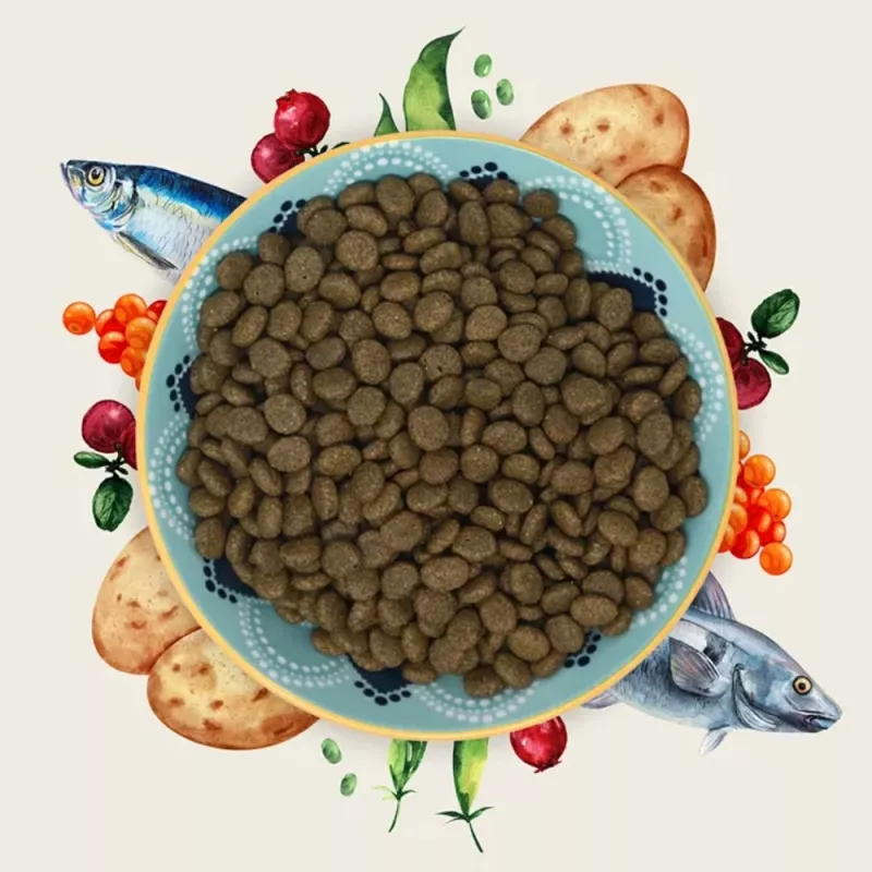EDEN Valge Fish with Herring Caviar - kuiv kassitoit - 1,5 kg