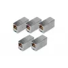 RJ45 modulaarkoppel Digitus DN-93901-5 5 tk kullatud hõbedane
