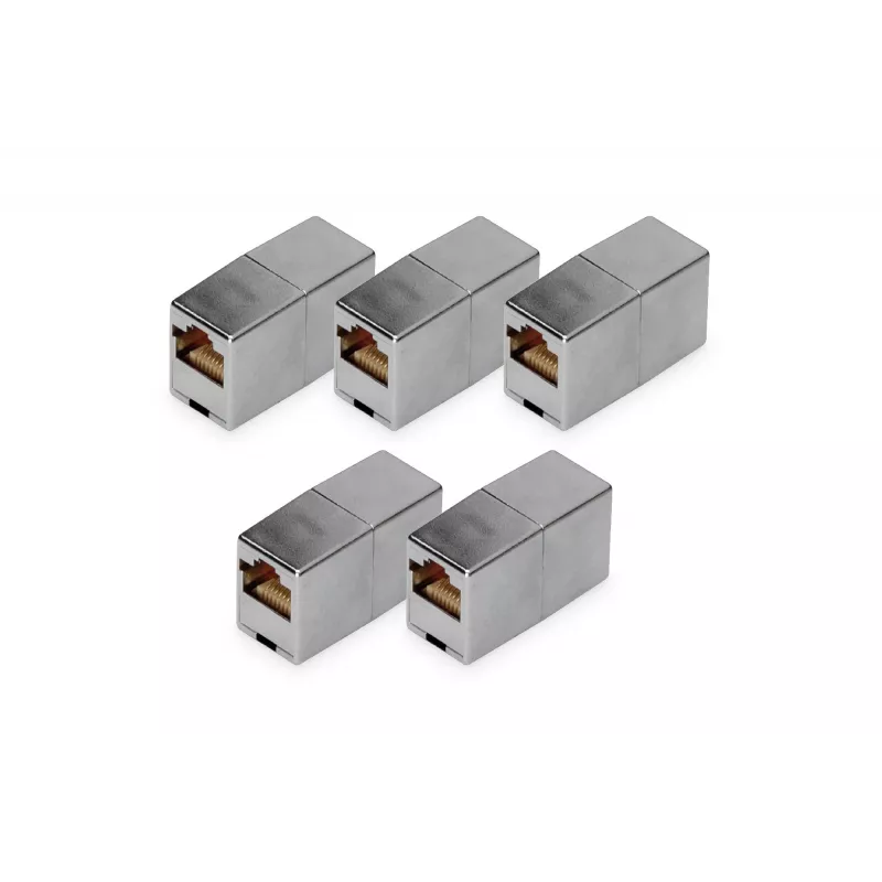 RJ45 modulaarkoppel Digitus DN-93901-5 5 tk kullatud hõbedane