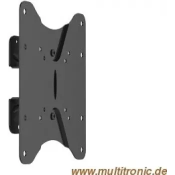 Equip 23–42-tolline õhuke teleri seinakinnitusklamber, 106,7 cm (42 tolli), 75 x 75 mm, 200 x 200 mm, -15 – 10°, teras, must