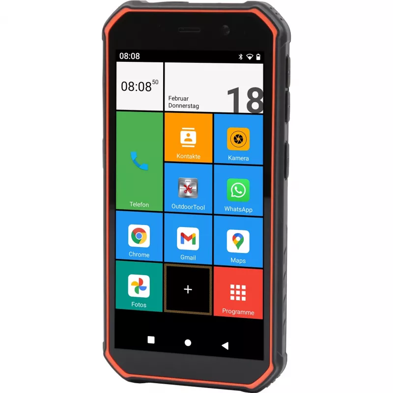 Nutitelefon Olympia TREK 5,5 tolli 3 GB 32 GB Must Oranž