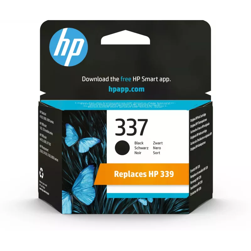 HP 337 Must Originaal tindikassett, Must, 1 tk, 420 lehekülge