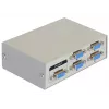 DeLock Switch VGA 4 port manual bidirectional - ekraani lüliti - 4 x VGA - lauaarvuti (87635)