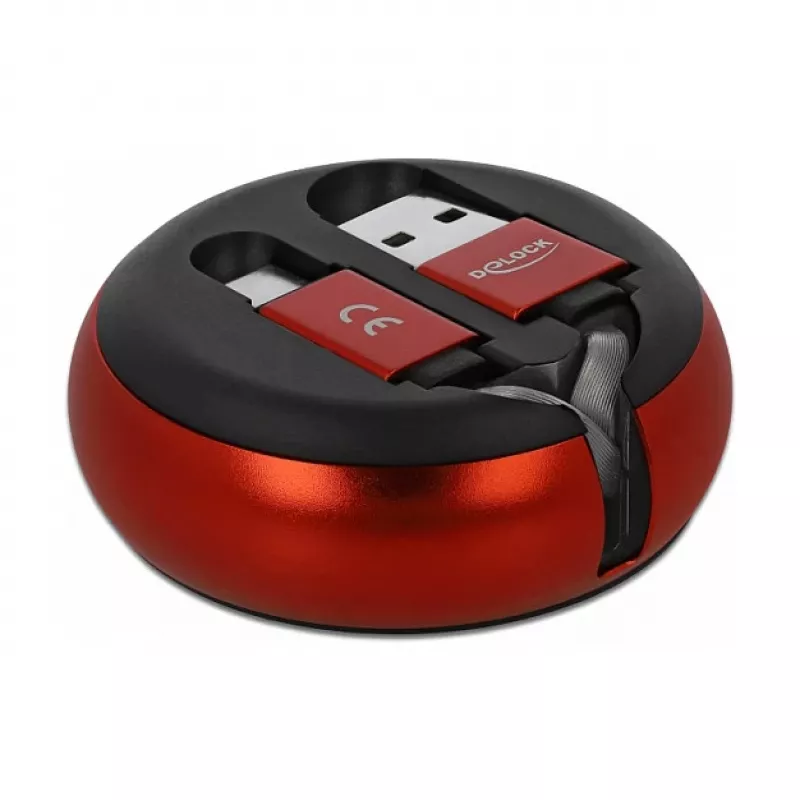 Sissetõmmatav kaabel DeLOCK USB 2.0 Type-A to USB-C™ 85819