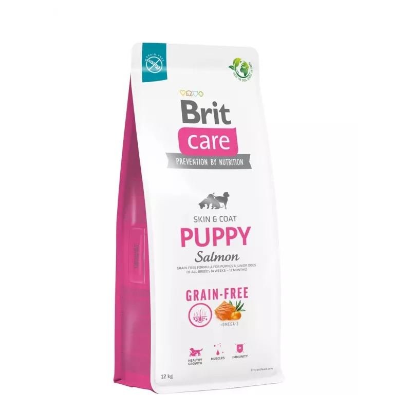 Kuiv koeratoit Brit Care Puppy Potato & Salmon 12 kg — teraviljavaba, 30% valku, kutsikatele kuni 12 kuud