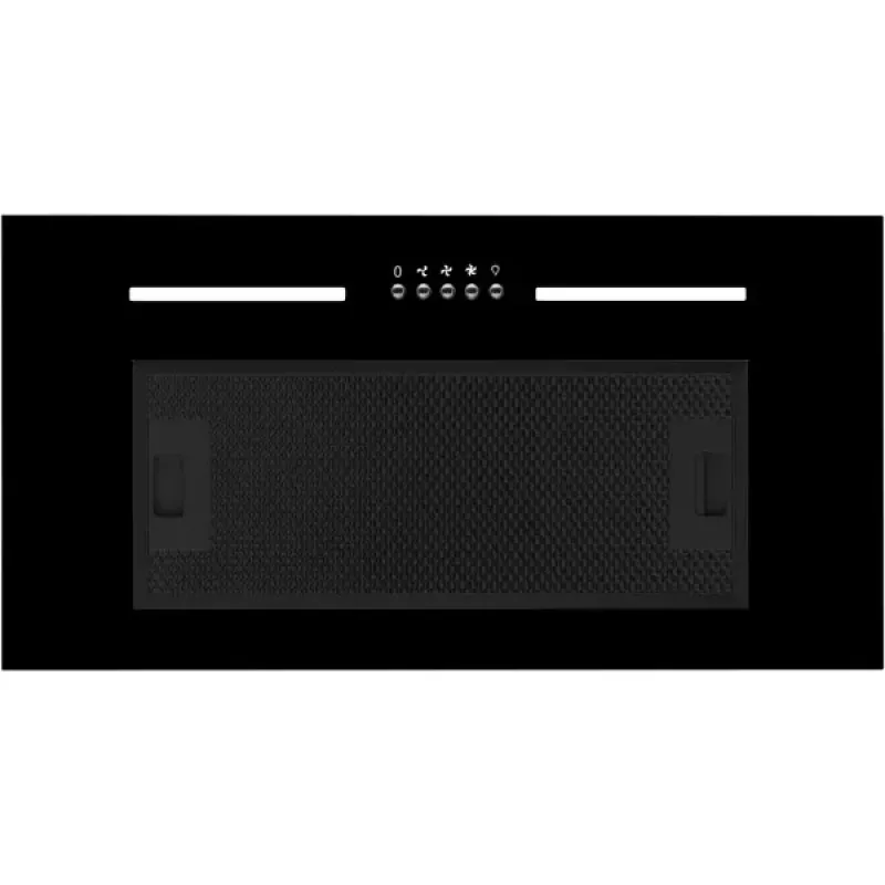Sisseehitatav köögikubu MPM MPM-54-OWS-02, 54 cm, 3-kiiruseline väljatõmme, max 626 m³/h, must