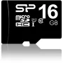 MicroSDHC mälukaart Silicon Power 16 GB Class 10 UHS-I U1 40 MB/s, veekindel, must