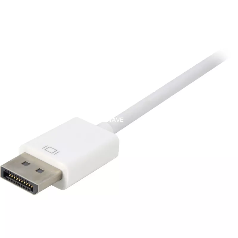 DisplayPort-DVI adapterkaabel Sharkoon 0,15 m valge — DisplayPort 1.2 DVI-le
