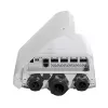 Mikrotik CRS504-4XQ-OUT võrgulüliti, hallatav L3, Fast Ethernet (10/100), Power over Ethernet (PoE), 1U, valge