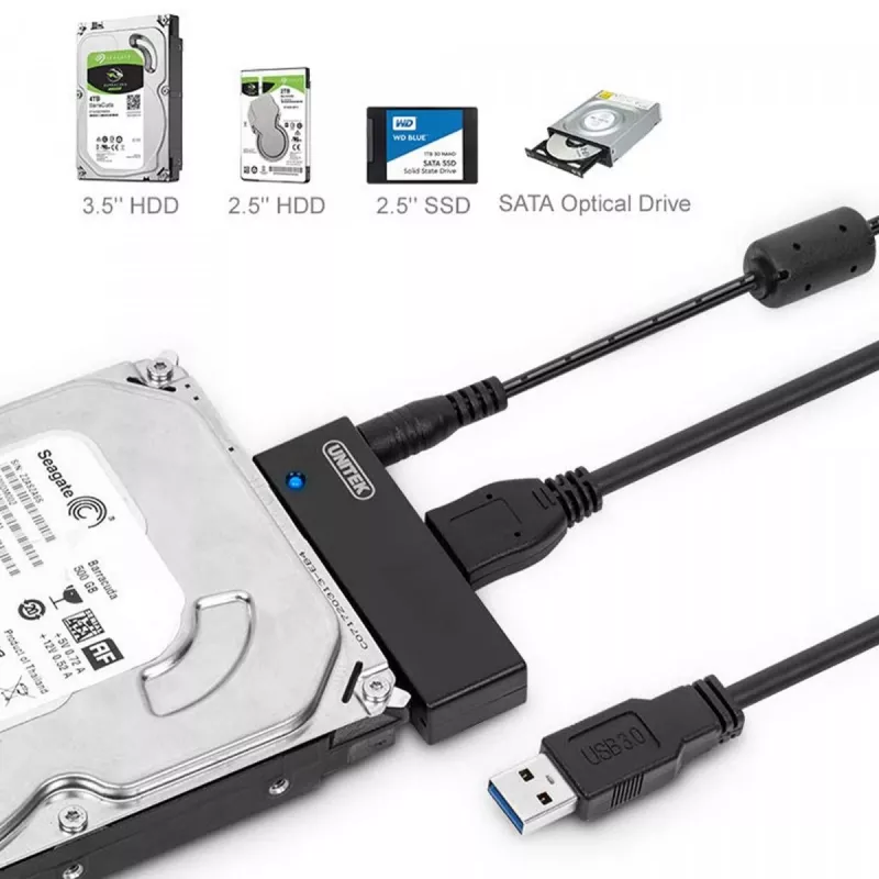 Liidesekaart Unitek Y-1039, USB-kaabel kaasas, 5 Gbit/s, must, plug-and-play
