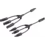 shiverpeaks ®-PV4 T-adapteri kaablikomplekt, 3/1, 4mm², must/must, 30cm (BS02-21033)