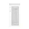 PC-korpus Montech X5M (W) Micro Tower, valge — Micro-ATX/Mini-ITX, toetab ATX-toiteplokki, 3x120 mm ees, 1x120 mm taga, 2x3,5 tolli sahtlit, 4x2,5 tolli sahtlit