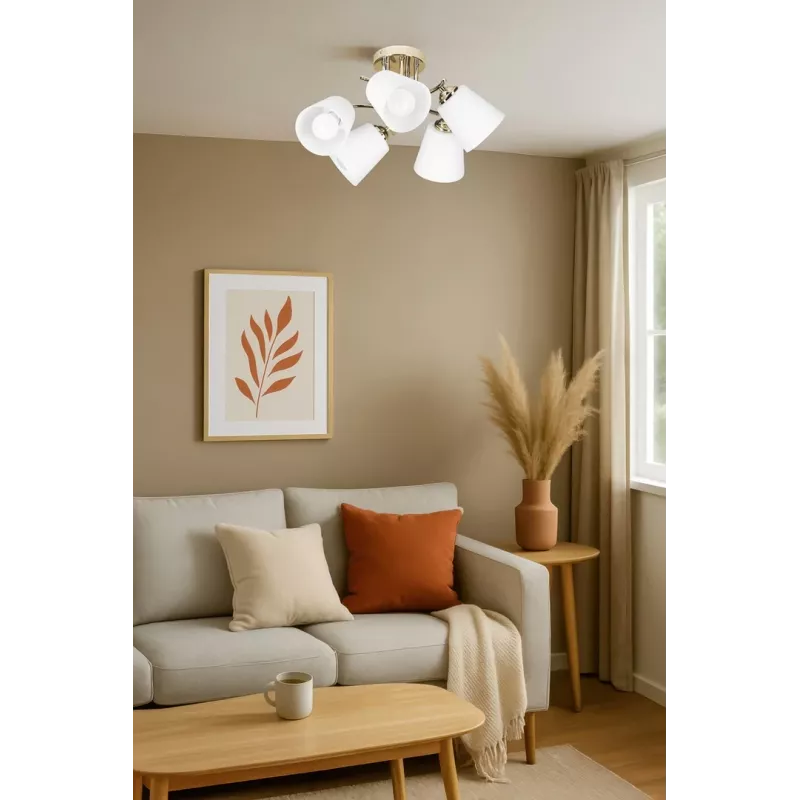 Activejet ripplamp AJE-EMILY 3P GOLD E27 3x40W