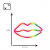 Neoontuled MANTA SNL61RGB LIPS RGB värvimuutev dekoratiivmärk, mudel SNL61RGB