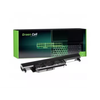 Aku roheline Cell AS37 ASUS R400 R500 R500V R700 K55 seeriale — Li-Ion 4400 mAh 10,8 V, 6 elementi, must