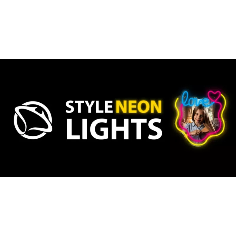 LED-neoonpeegel MANTA MASNL131MT – 'LOVE' disain, sisseehitatud LED-neoonvalgustus