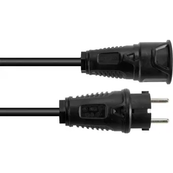 Pikenduskaabel PSSO 3x1,5, 1,5 m, must