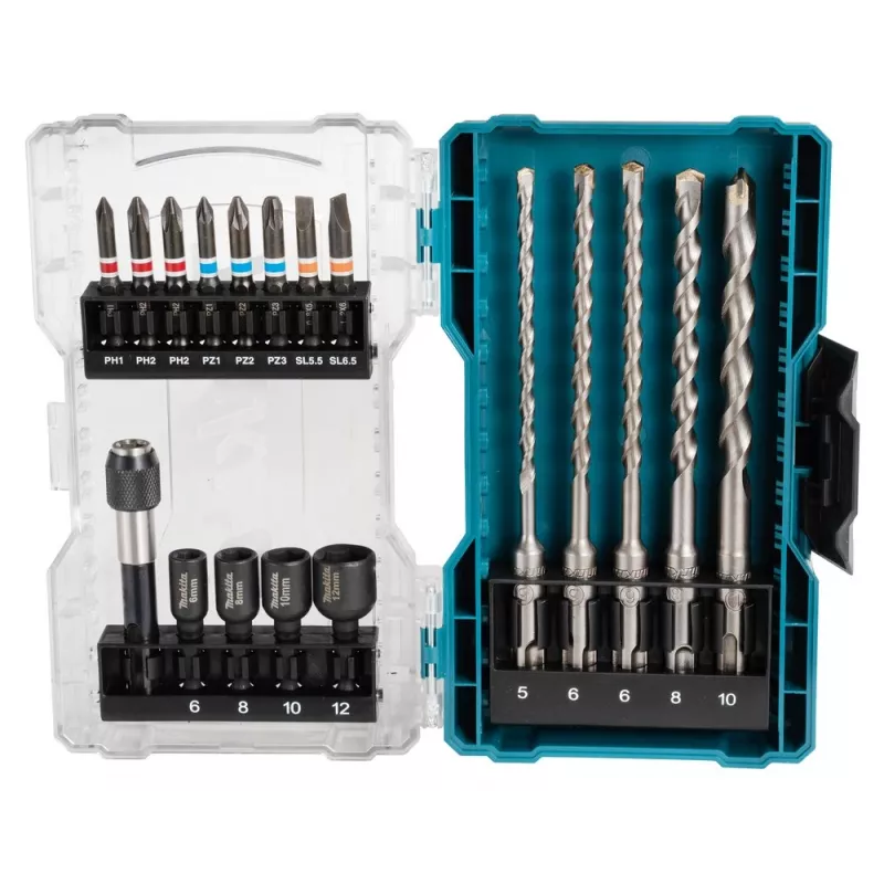 Kruvikeerajaotsikute komplekt Makita E-07026 18 tk