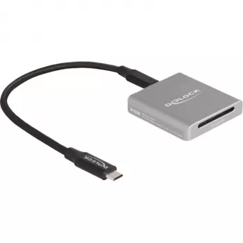 DeLOCK 91006 kaardilugeja hall SD USB USB-C 10000 Mbit/s