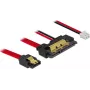 SATA-kaabel DeLOCK 85238 0,1 m SATA 7-pin + Molex (4-pin)