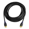 LogiLink CH0065 HDMI-kaabel 4K UHD 7,5m must heli tagasikanali kullaga