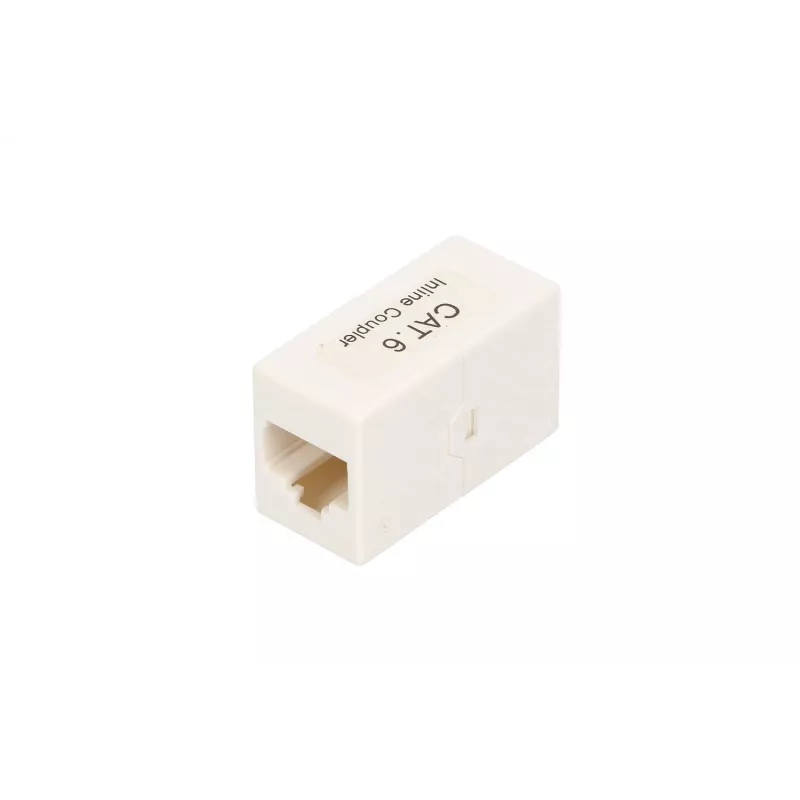 Extralink RJ45 CAT6 UTP ühenduskarp, plastik, valge, 1 tk