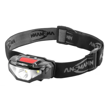 Ansmann HD70B - peapaelaga taskulamp - Must - akrüülnitriilbutadieenstüreen (ABS) - Plast - IP44 - LED - 1 lampi
