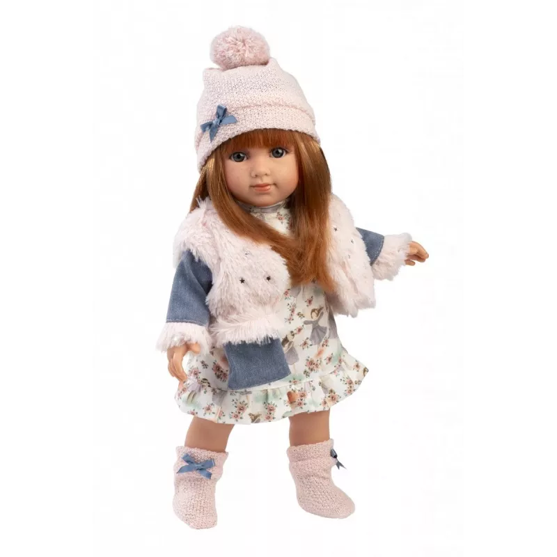 Nukk Llorens Nicole 35 cm — realistlikud näojooned, pehme keha, beebinukk