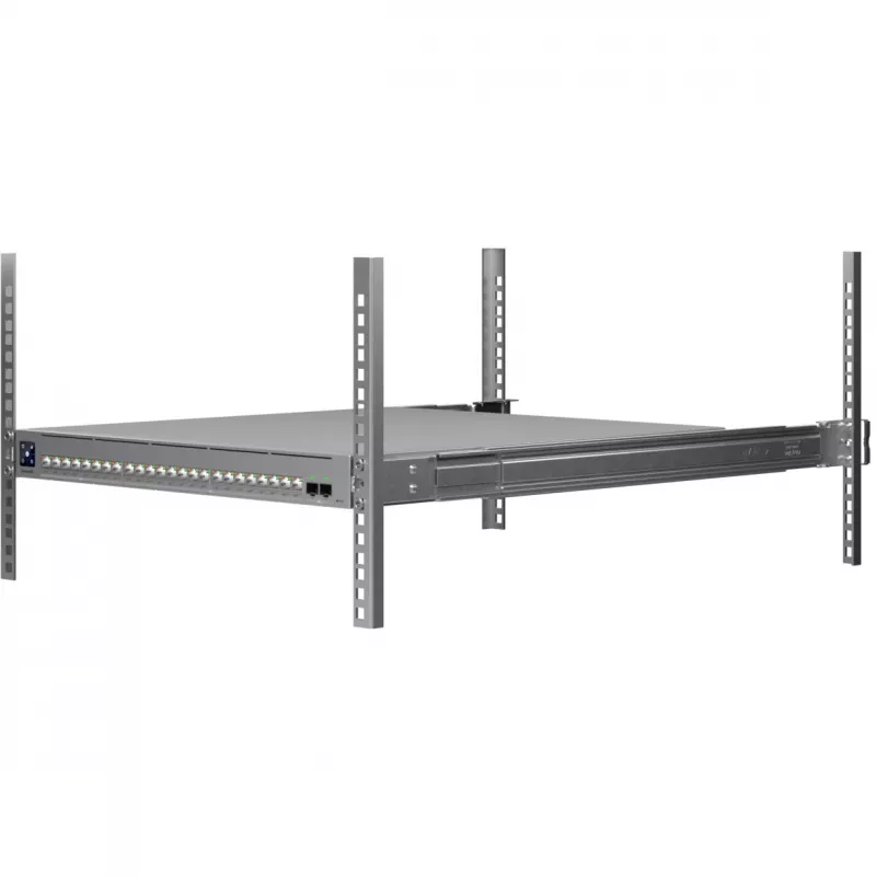Võrgulüliti Ubiquiti UniFi ECS-24-POE — hallatav L2/L3, 24× 10G RJ-45, PoE, 1U, hall