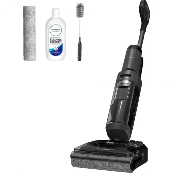 Juhtmeta püsttolmuimeja Tineco S6 Stretch Extreme kuiv- ja märgpuhastuseks ilma tolmukotita 20000 Pa 220 W 78 dB Must Hall aas-käepide
