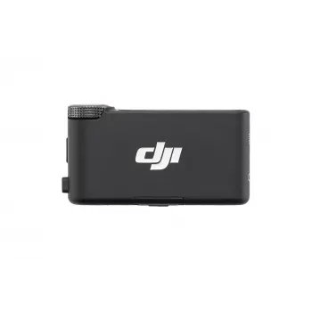 Mikrofoni vastuvõtja DJI Mic 3 kaamera kinnitus must — akutoitel, kaasas 3,5 mm heli- ja USB-kaablid