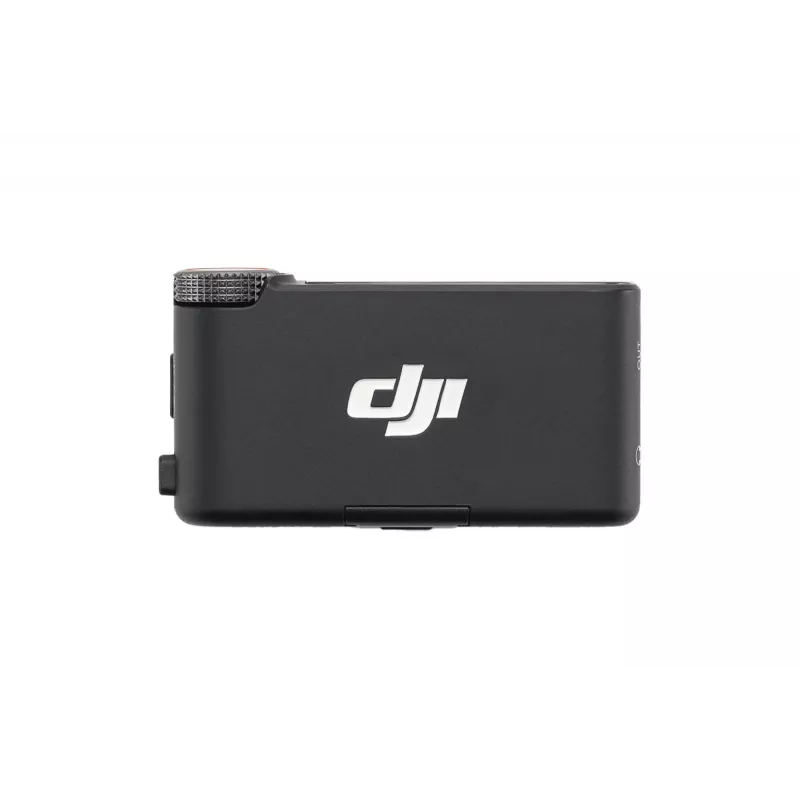 Mikrofoni vastuvõtja DJI Mic 3 kaamera kinnitus must — akutoitel, kaasas 3,5 mm heli- ja USB-kaablid