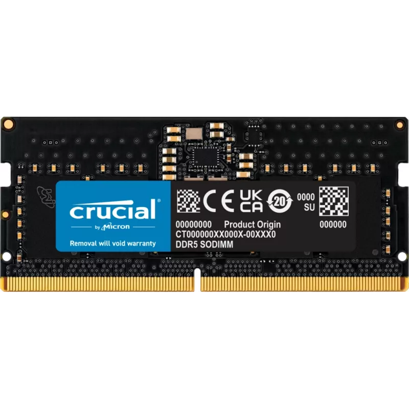 Crucial 8GB 1x8GB DDR5-5600 CL 46 SO-DIMM RAM Notebook Speicher - 8 GB - DDR