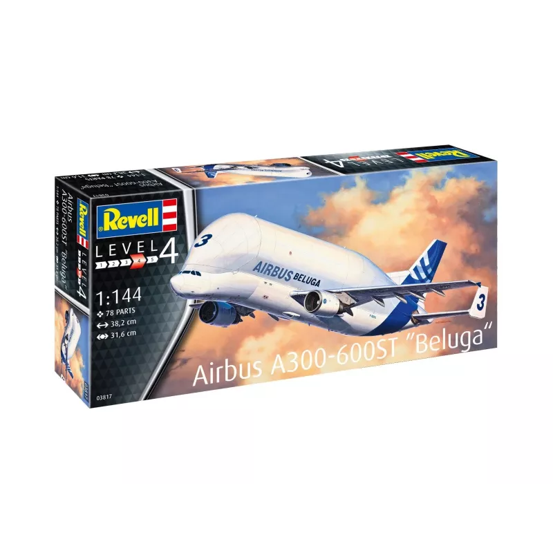 Revell 1/144 Skaala Airbus A300-600 tk Beluga Mudelikomplekt
