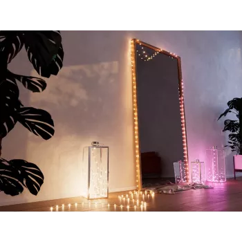 Nutikas dekoratiivvalgusti Twinkly Strings USB-C Pearls Wi-Fi/Bluetooth Multicolour