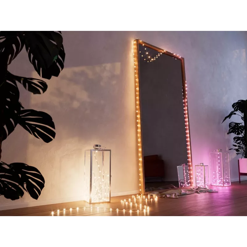 Nutikas dekoratiivvalgusti Twinkly Strings USB-C Pearls Wi-Fi/Bluetooth Multicolour