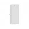 Lanberg seinale paigaldatav paigaldusrack-kapp 19'' 27U 600x600mm hall (klaasuks)