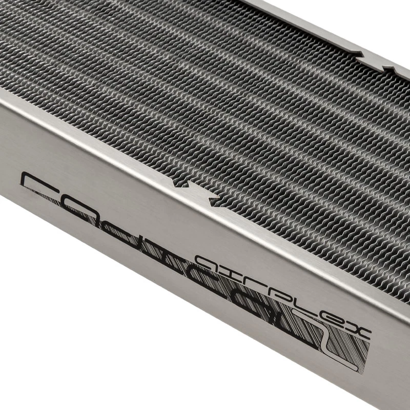 Radiaatoriplokk Aqua-Computer 33705 — Alumiinium/Vask/Roostevaba teras, 320×140×40 mm, hall/hõbedane