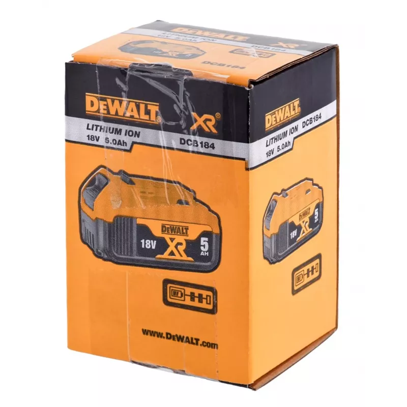 Dewalt 18V XR 5Ah Li-Ion liugpakendiga akutoiteplokk