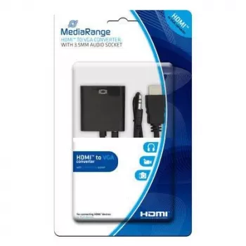 Video kaabliadapter HDMI VGA (D-Sub) + 3,5 mm MediaRange MRCS167